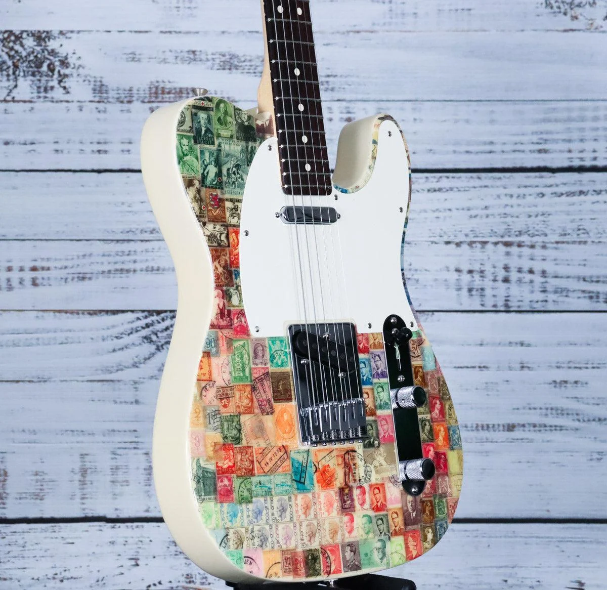 Fender Custom Shop Limited Stamps Electric Guitar | Belgium (LIMITED EDITION) - Image 5