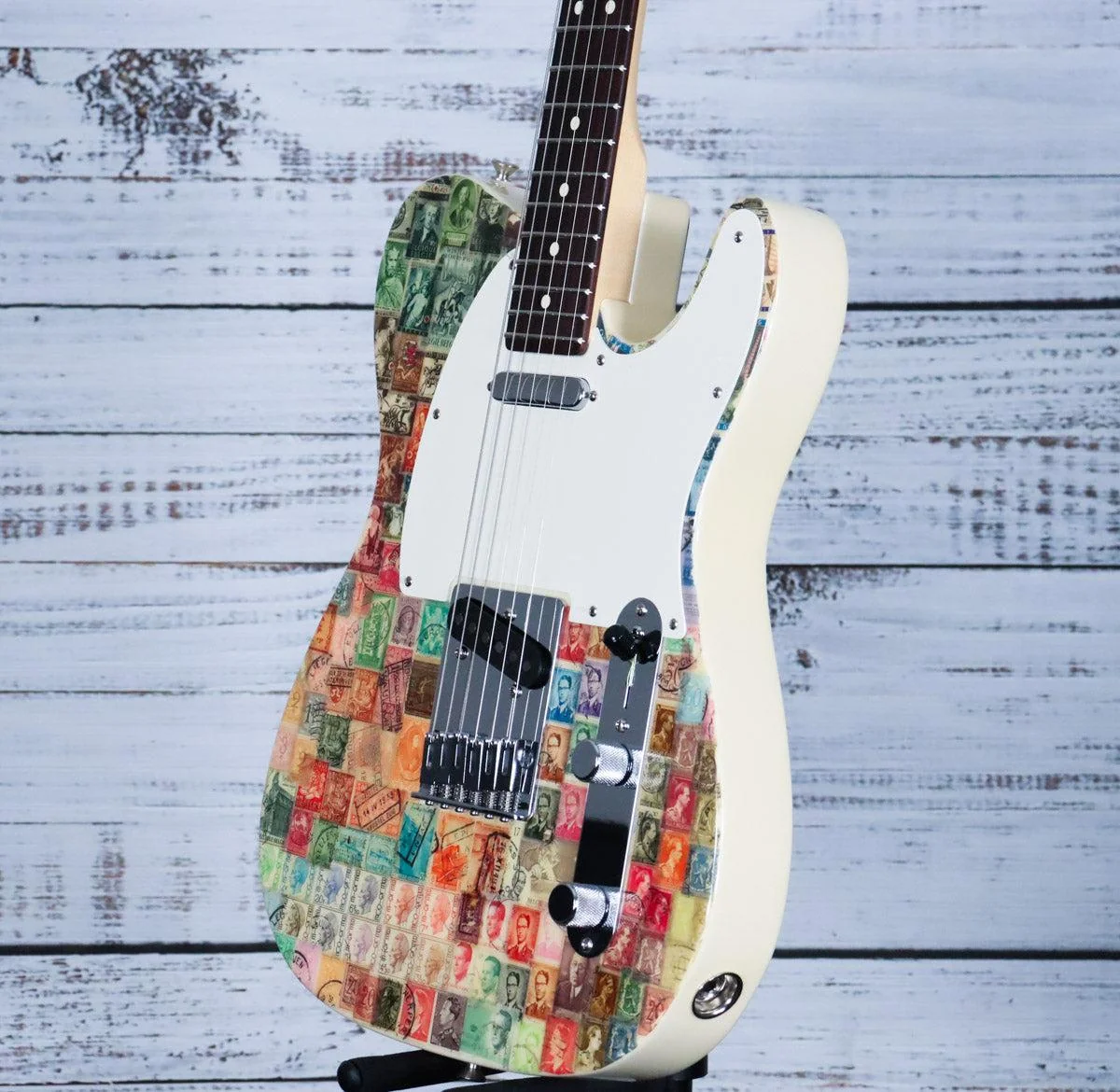 Fender Custom Shop Limited Stamps Electric Guitar | Belgium (LIMITED EDITION) - Image 6