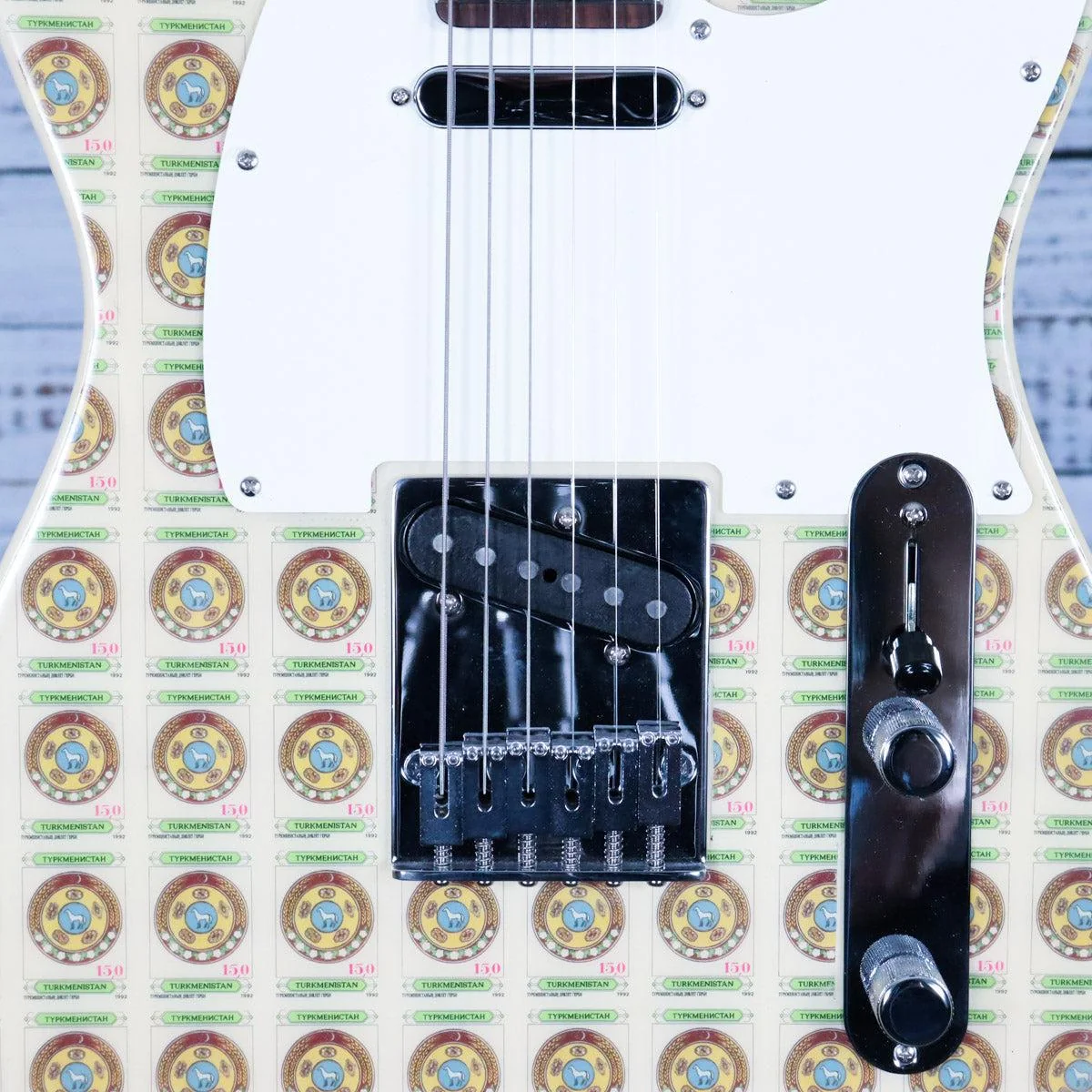 Fender Custom Shop Limited Stamps Guitar | Turkmenistan (LIMITED EDITION) - Image 4