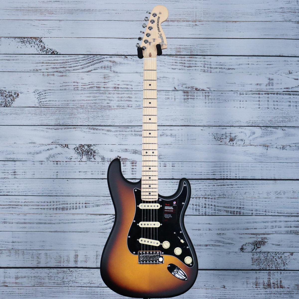 Fender Limited Edition American Performer Timber Stratocaster Electric Guitar | 2-Color Sunburst Pine - Image 3