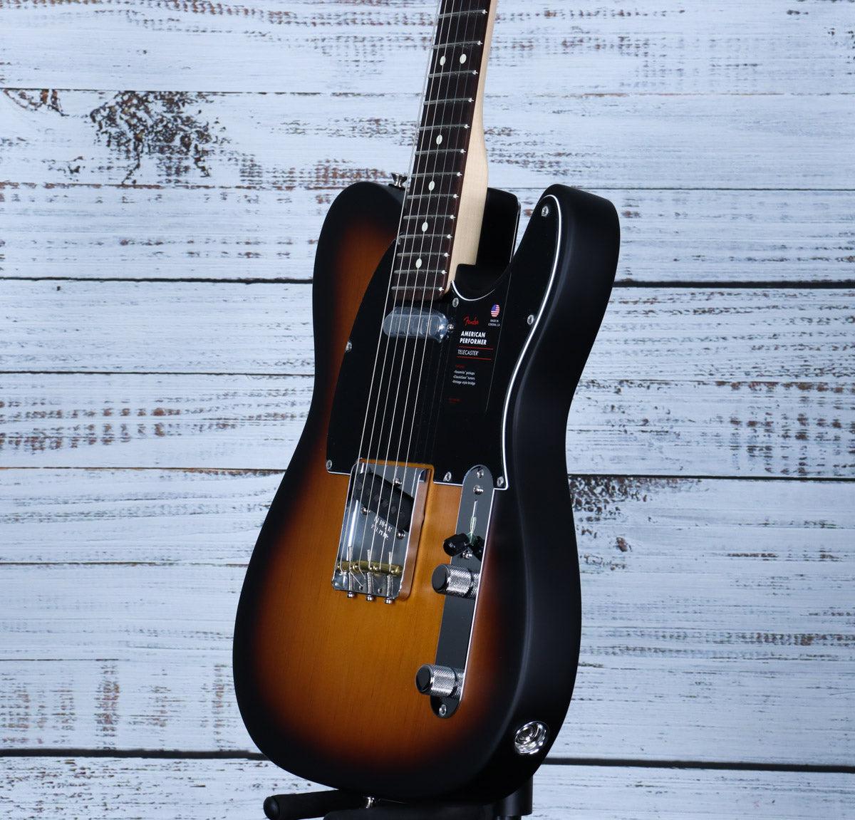Fender Limited Edition American Performer Timber Telecaster | 2-Color Sunburst - Image 4