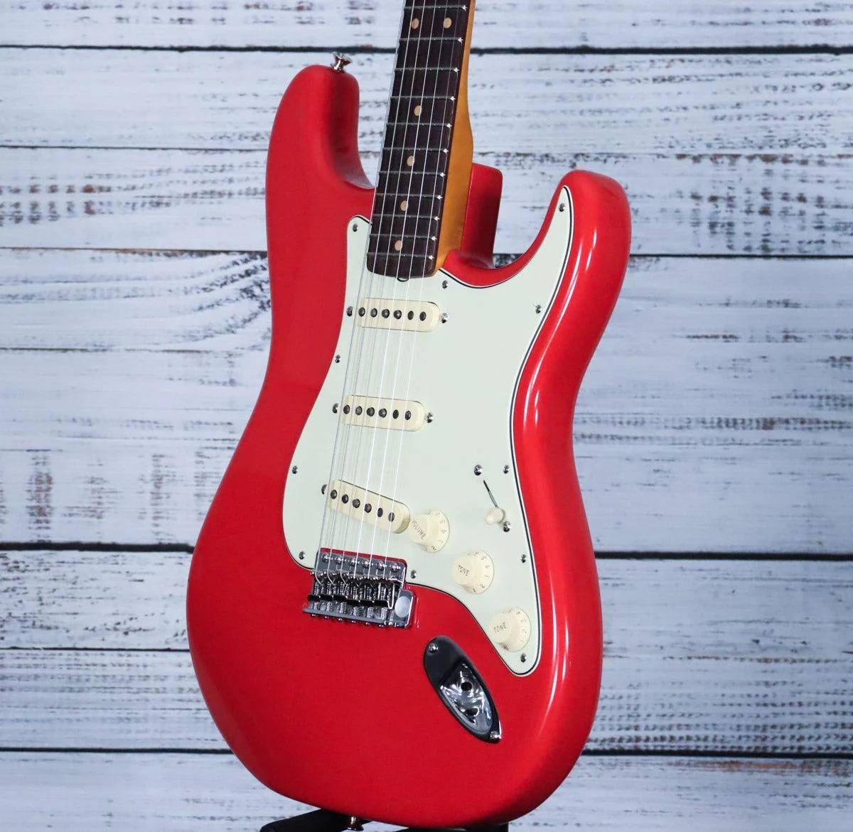 *DEMO* Fender Limited Edition American Vintage II '61 Strat | Fiesta Red - Image 4