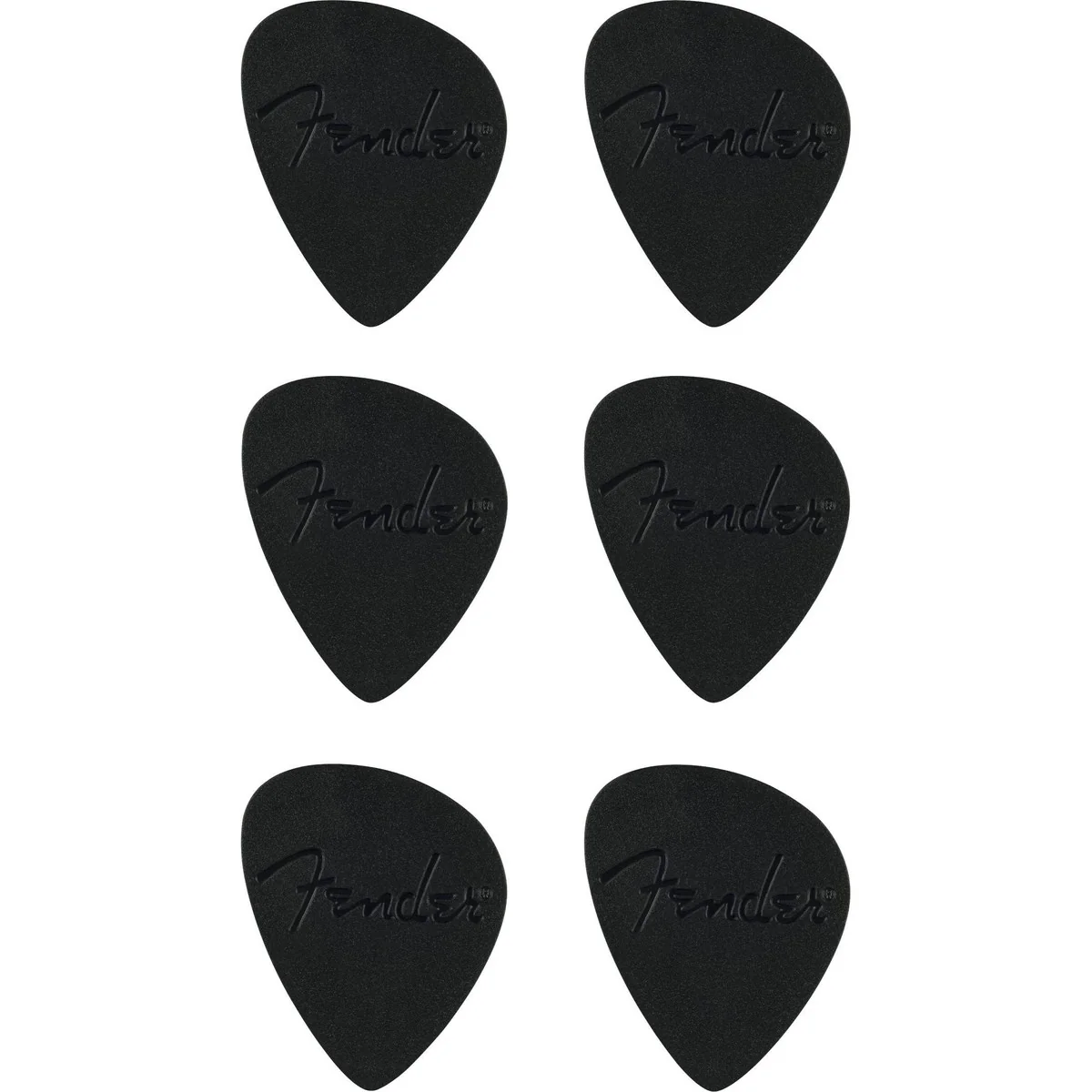 Fender Offset Picks | Black | 6pc
