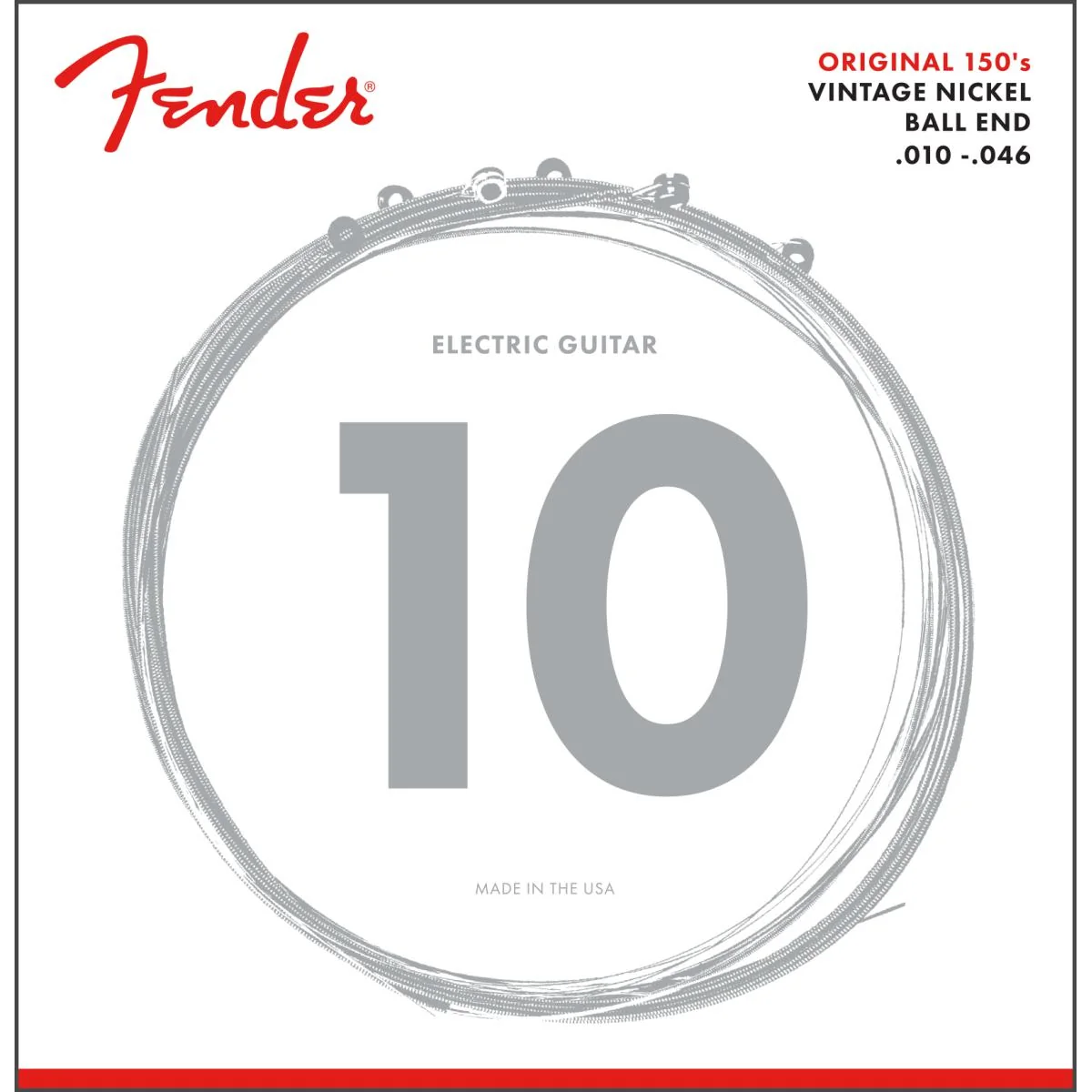 Fender Original Pure Nickel 150 Guitar Strings | 10-46