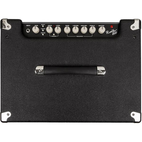 Fender Rumble 200 (V3) Bass Guitar Amplifier | 120V | Black/Silver - Image 3
