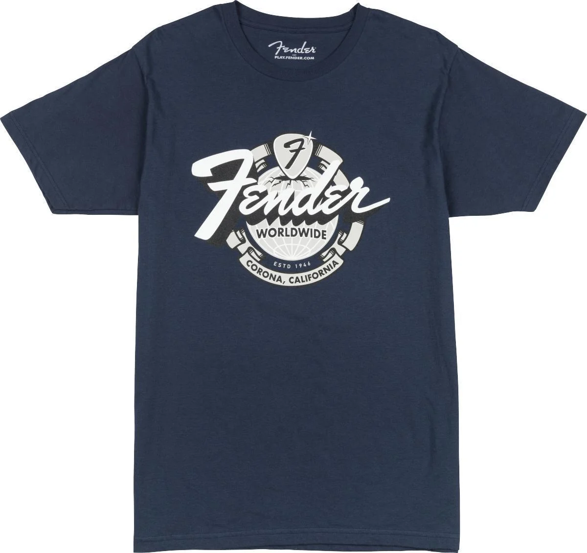 Fender World Wide Tee | Vintage Navy | M
