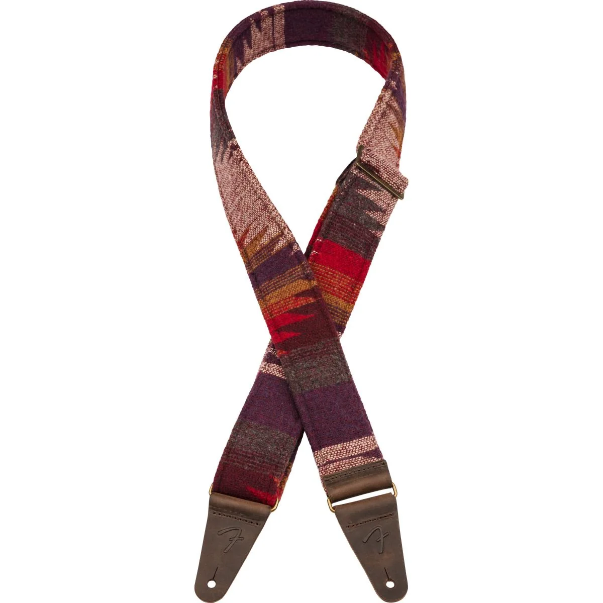 Fender Zion Guitar Strap | Purple Aztec (2")