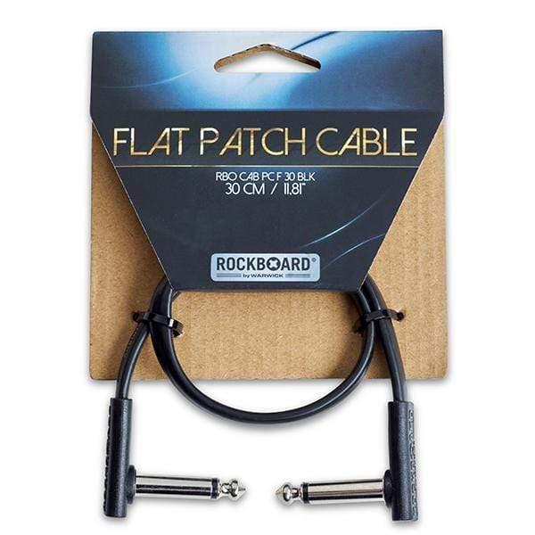 RockGear Flat Patch Cable | 30cm | Black