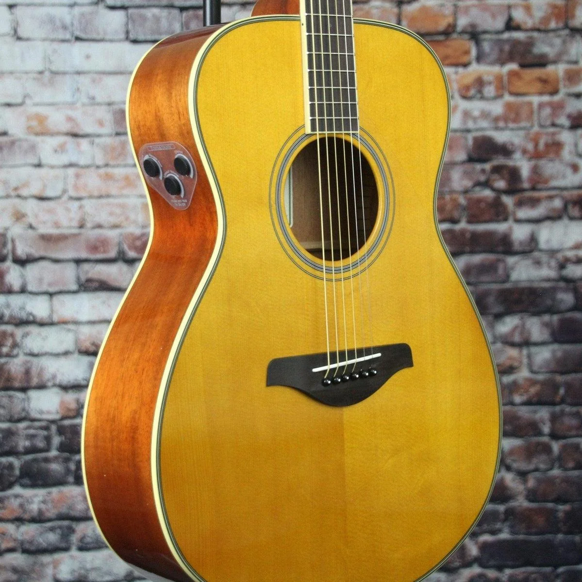 Yamaha FS-TA TransAcoustic Acoustic-Electric Guitar | Vintage Tint - Image 3
