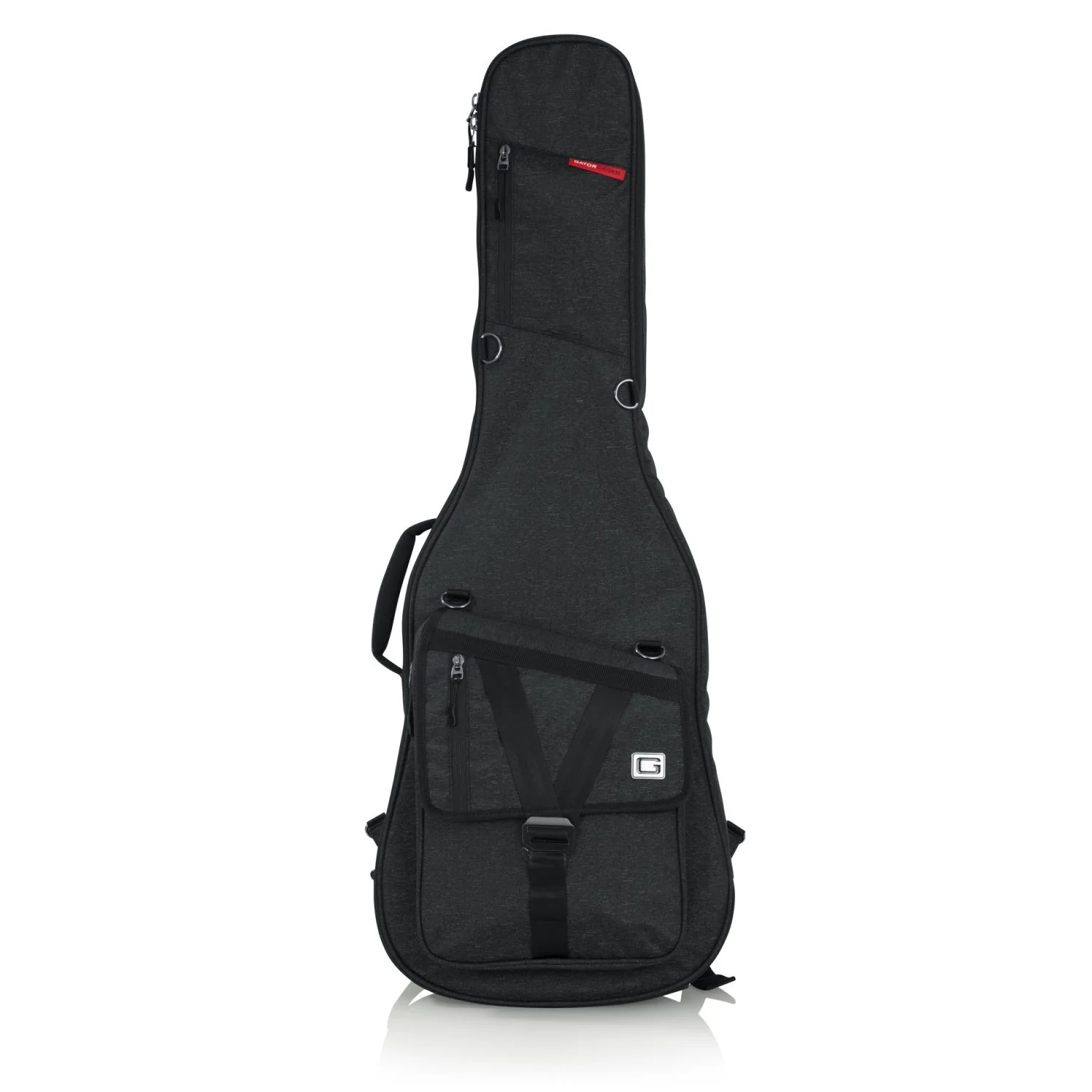 Gator Transit Series Electric Guitar Gig Bag | Charcoal Black (Red Interior)