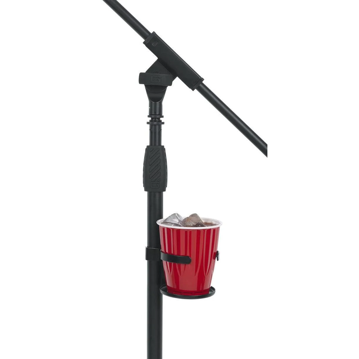 Gator Frameworks Single Cup Beverage Holder Mount for Mic Stand