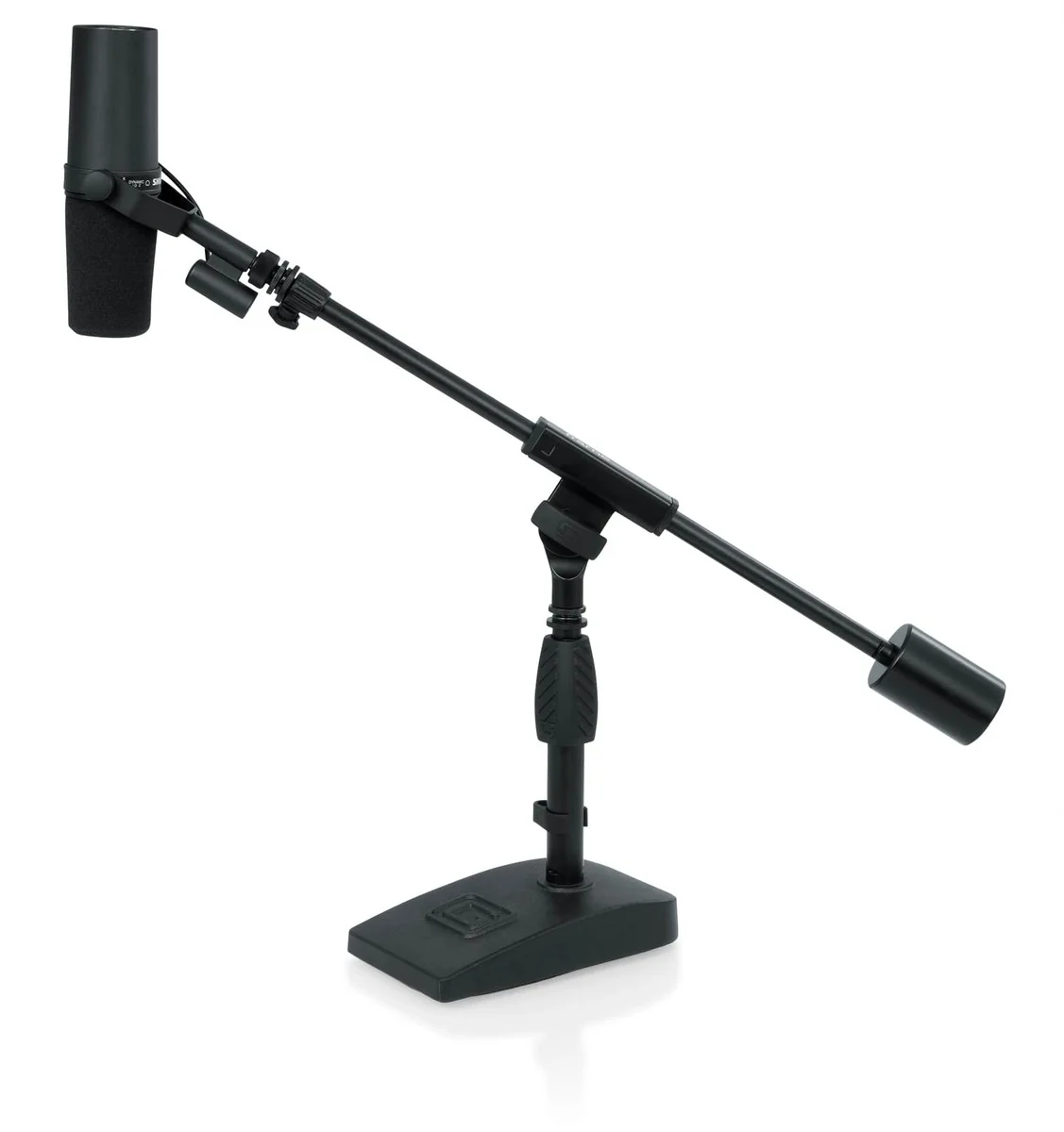 Gator Frameworks Telescoping Boom Mic Stand | Podcasting, Bass Drum, Amps