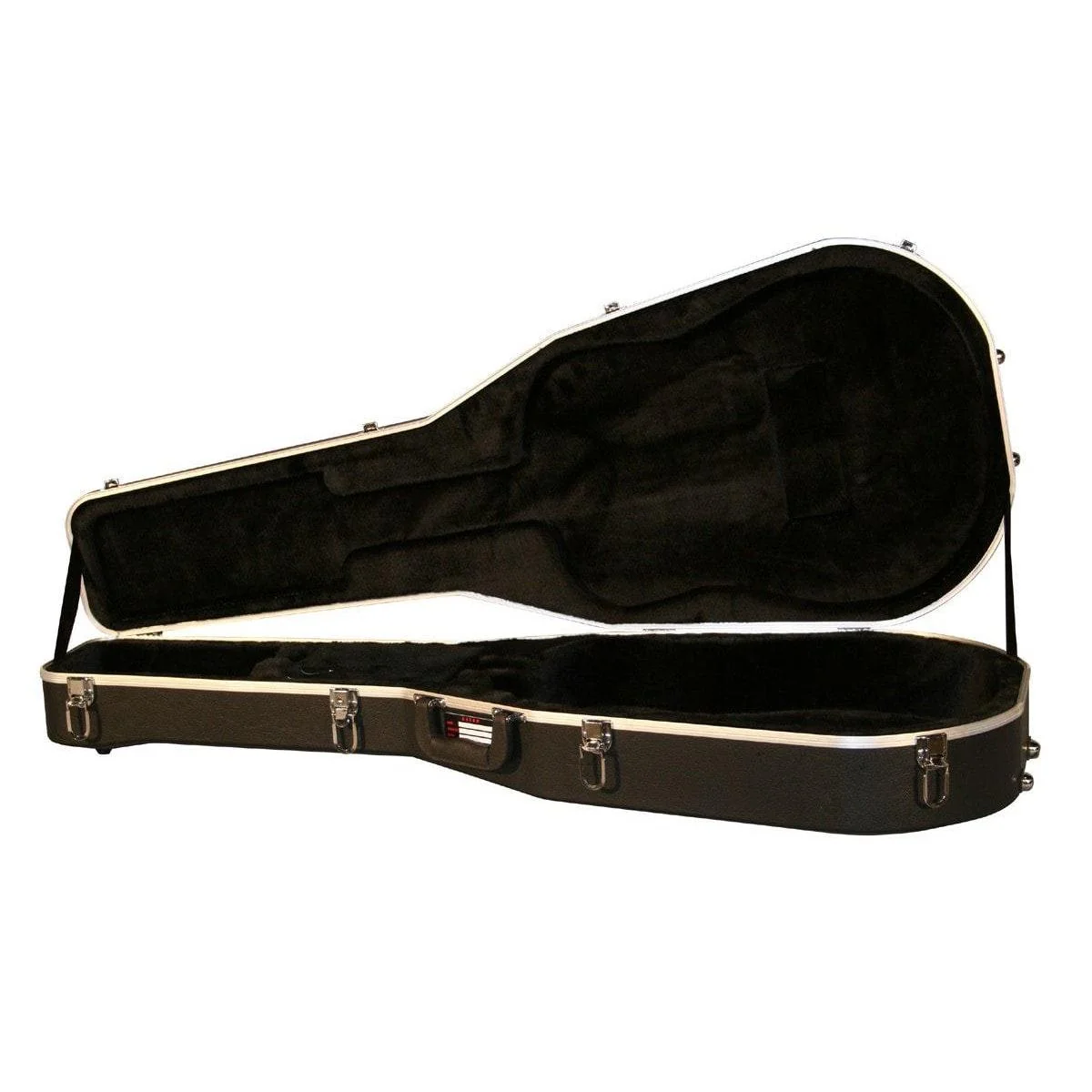 Gator Deluxe Molded Case for 12-String Dreadnought Guitar | Black - Image 4