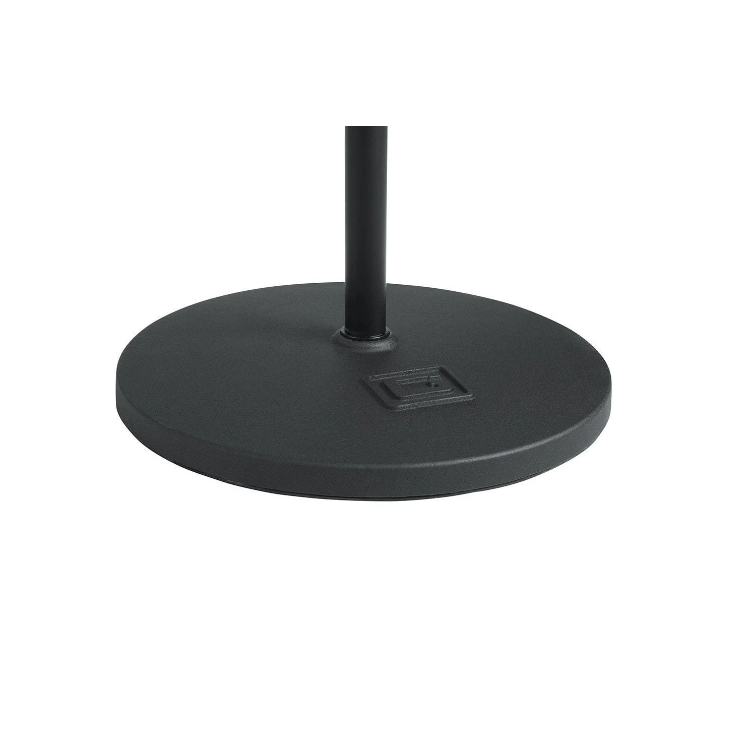 Gator Microphone Stand w/Twist Clutch (12" Round Weighted Base) | Black - Image 3