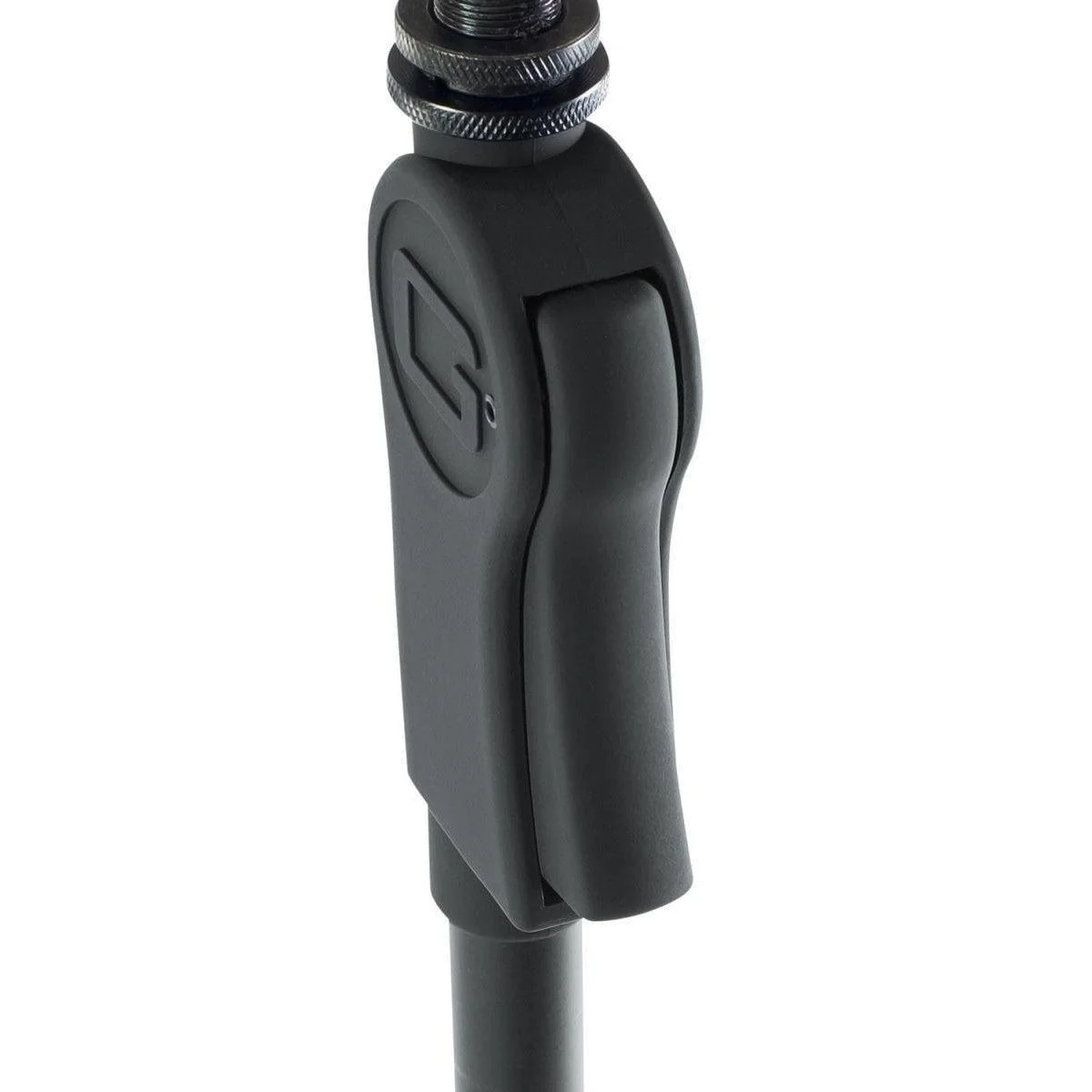 Gator Microphone Stand w/One-Hand Clutch (10" Round Weighted Base) | Black - Image 2