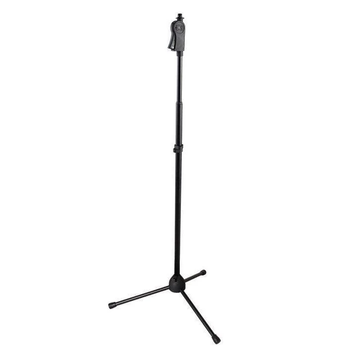 Gator Microphone Stand w/One Handed Clutch (Tripod) | Black
