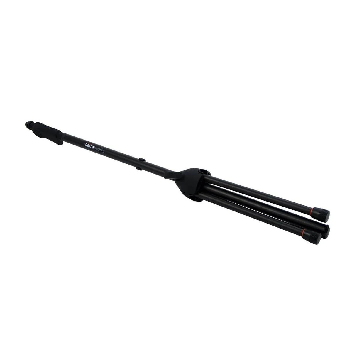 Gator Microphone Stand w/One Handed Clutch (Tripod) | Black - Image 2