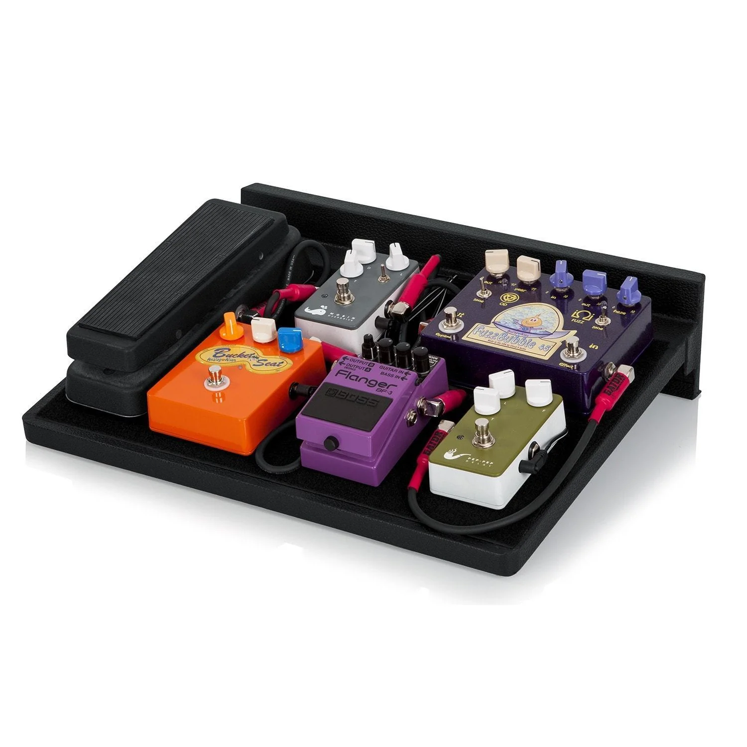 Gator Pedal Board w/Carrying Bag & Power Supply | Black - Image 3