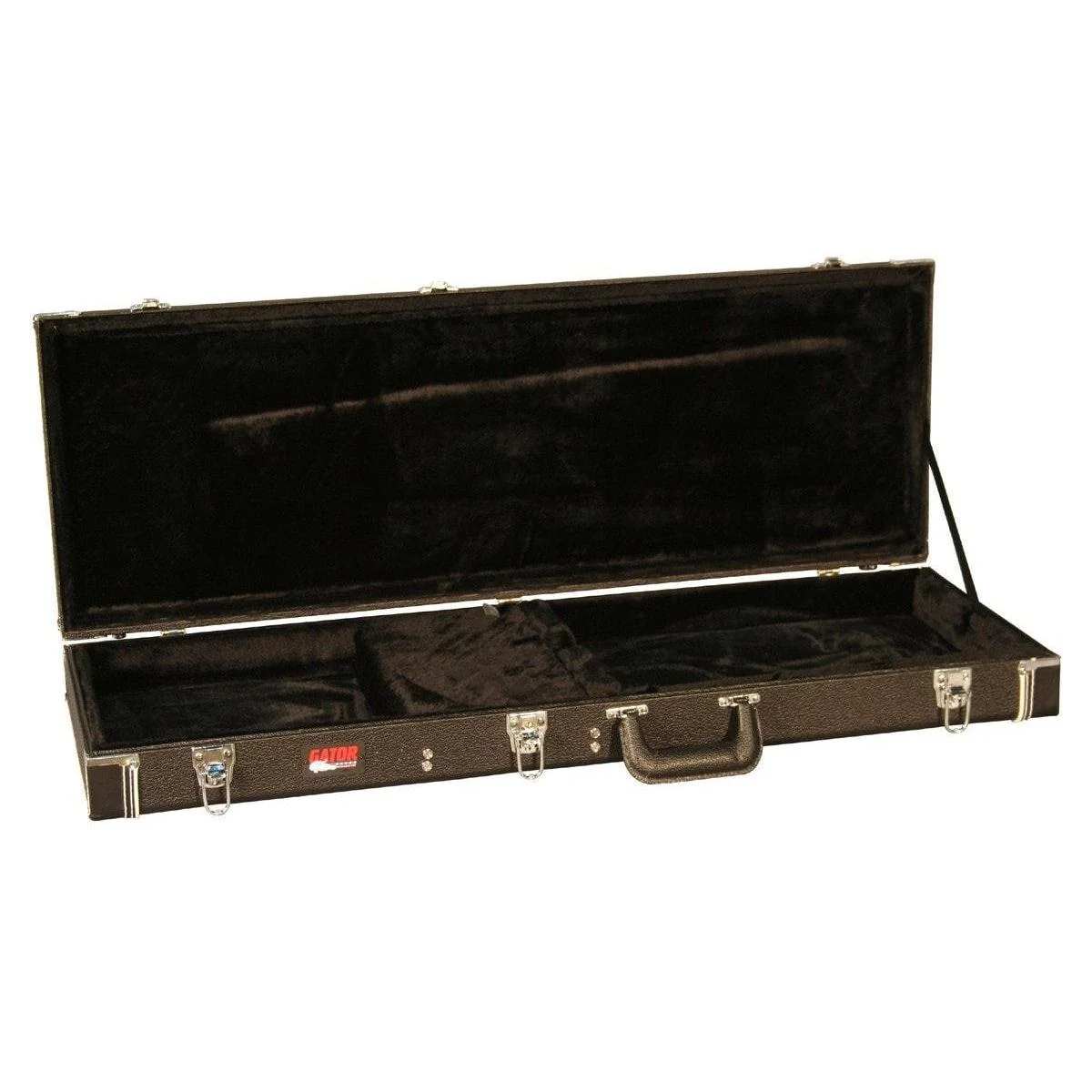 Gator Deluxe Wooden Jaguar-Style Guitar Case | Black - Image 3