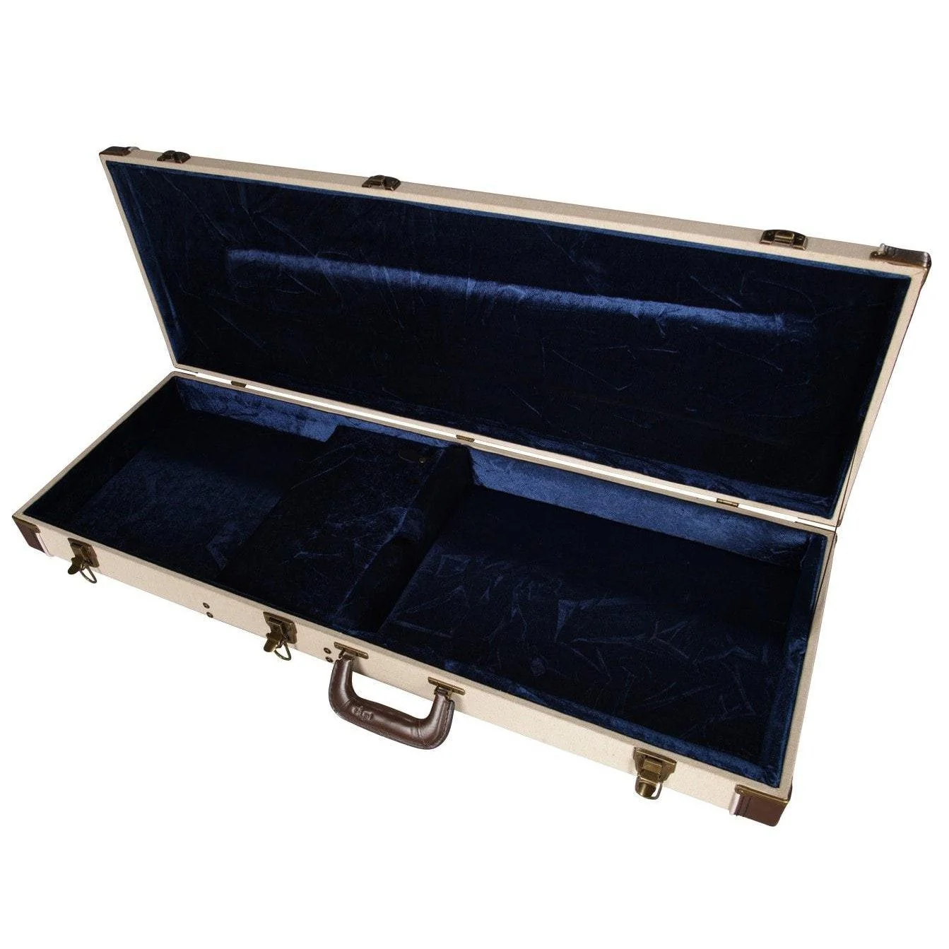 Gator Journeyman Electric Guitar Deluxe Wood Case | Beige - Image 2