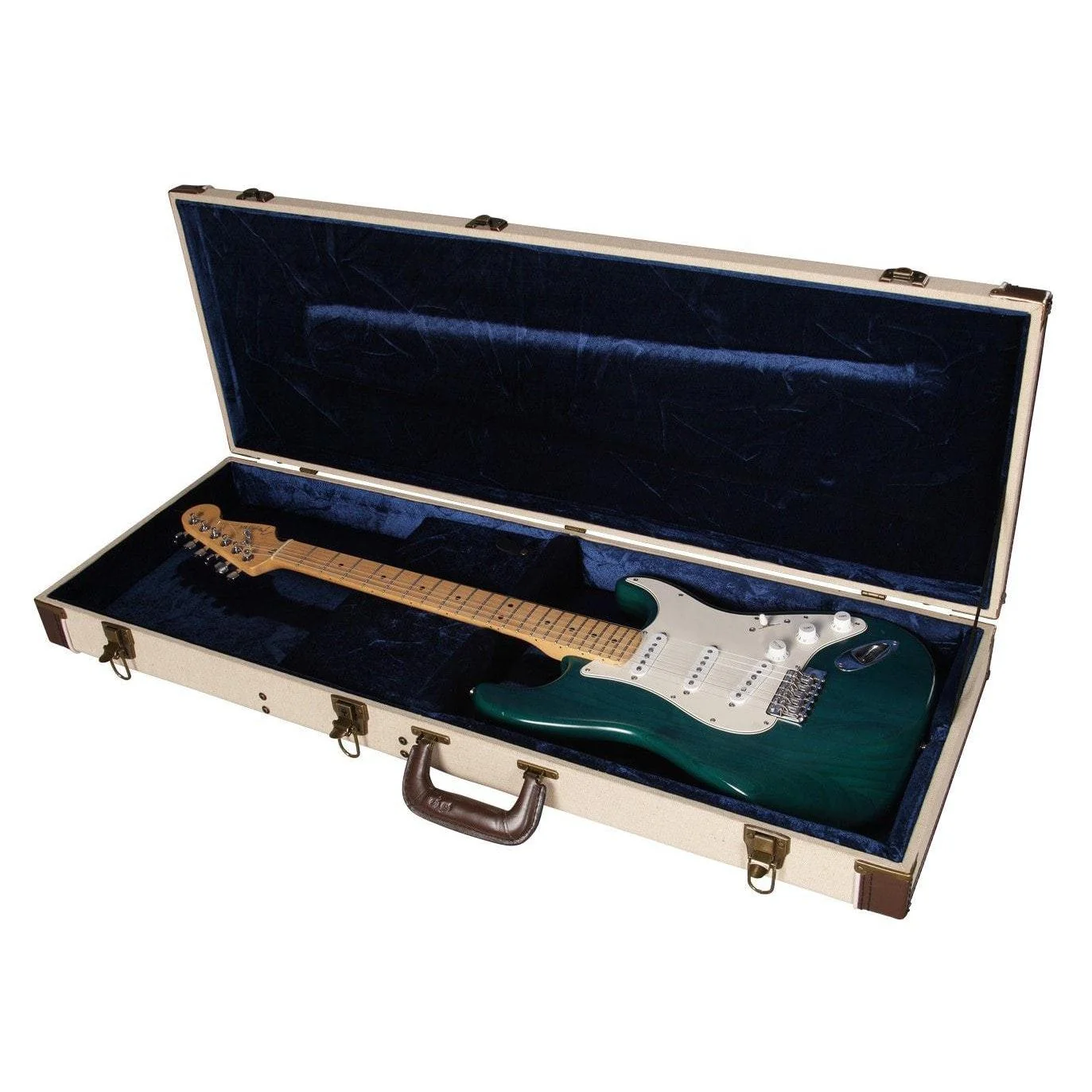 Gator Journeyman Electric Guitar Deluxe Wood Case | Beige - Image 4