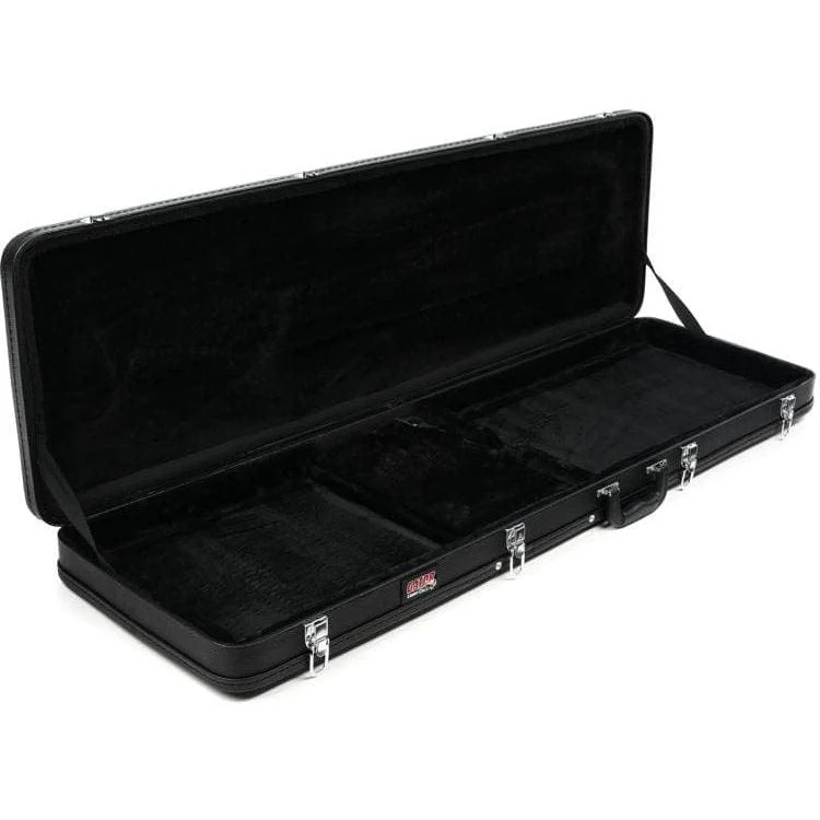 Gator Hard-Shell Wood Case for Bass Guitars | Black
