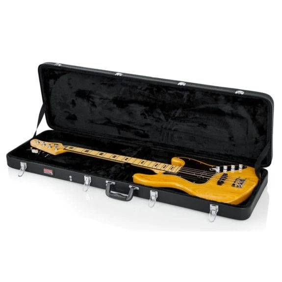 Gator Hard-Shell Wood Case for Bass Guitars | Black - Image 2