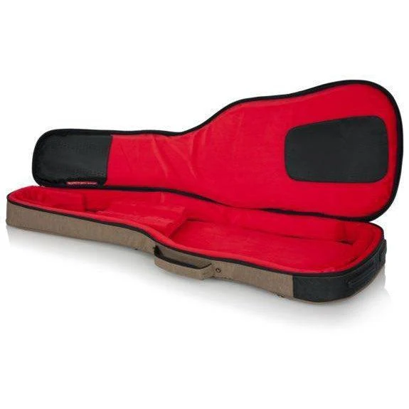 Gator Transit Series Electric Guitar Bag | Tan (Red Interior) - Image 2