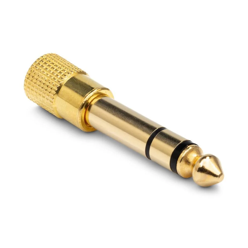 Hosa GHP-105 Headphone Adaptor | 3.5 mm TRS to 1/4 in TRS