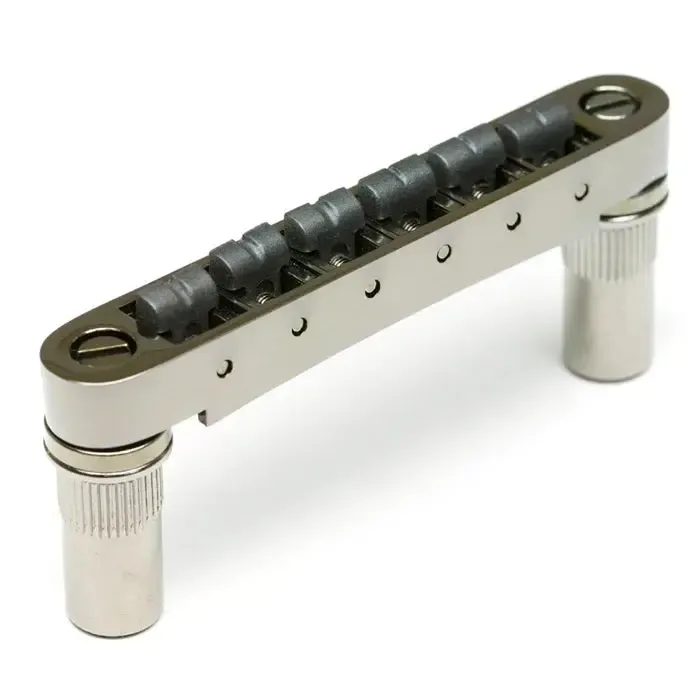 Graph Tech ResoMax NV2 6mm Tune-O-Matic Bridge PS-8863 | Black Nickel