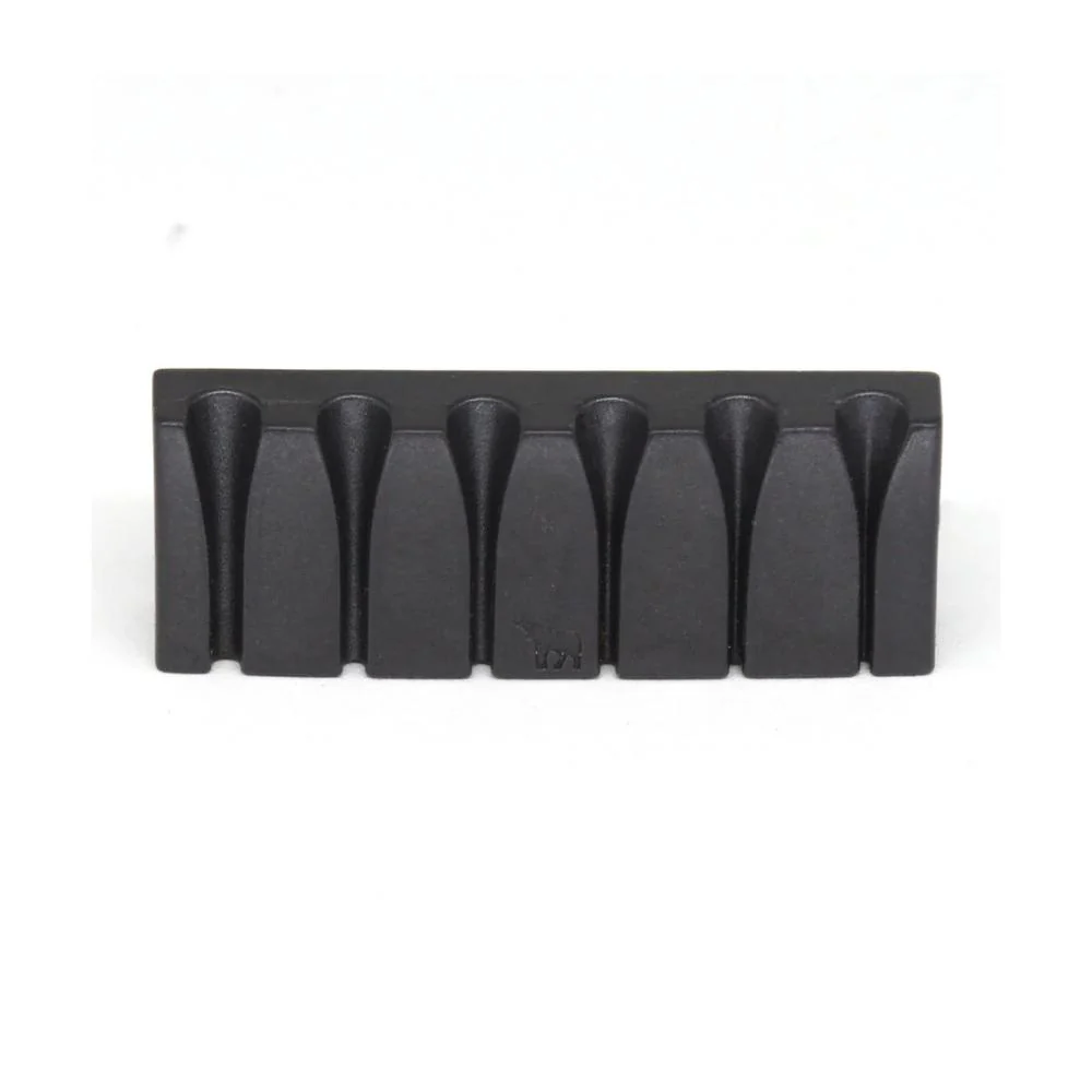 Graph Tech Un-Lock Slotted 6-String Guitar Nut (Floyd Rose Original #2) | 10" Radius (Black) - Image 3