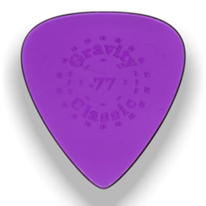 Gravity Picks Classic Standard | 3-Pack | 0.77mm | Polished Purple