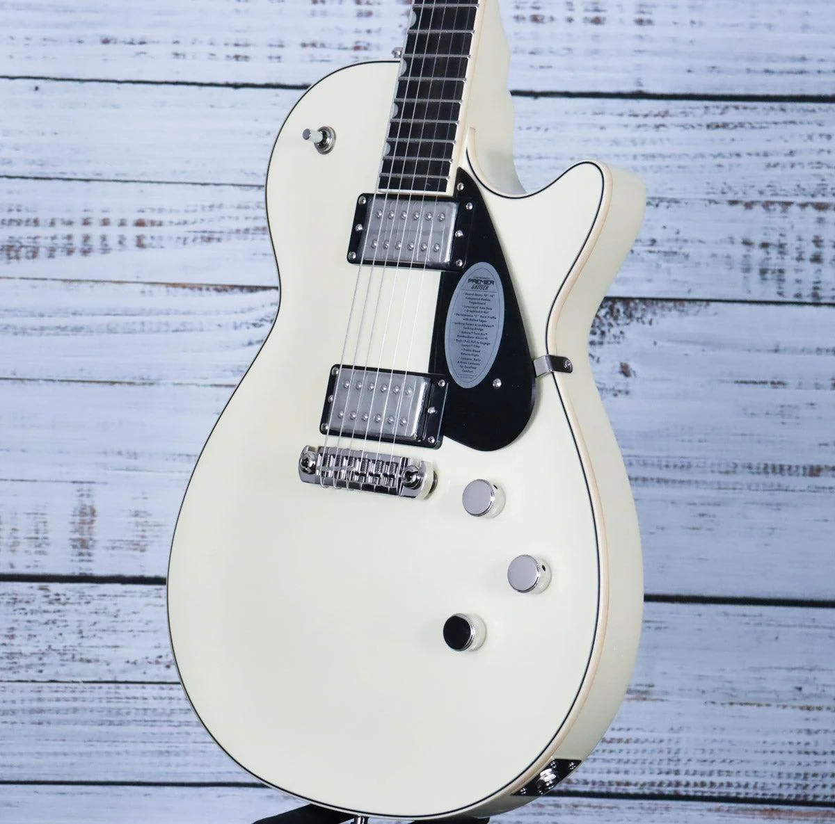 Gretsch Electromatic Premier Jet Chambered Electric Guitar | Vintage Pearl - Image 4