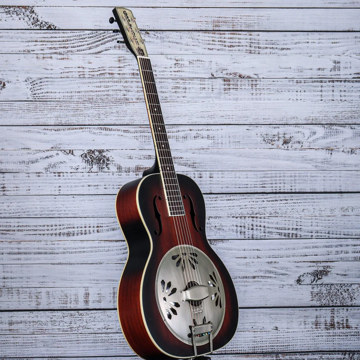 Gretsch Alligator Biscuit Round Neck Resonator | 2 Color Sunburst - Image 6