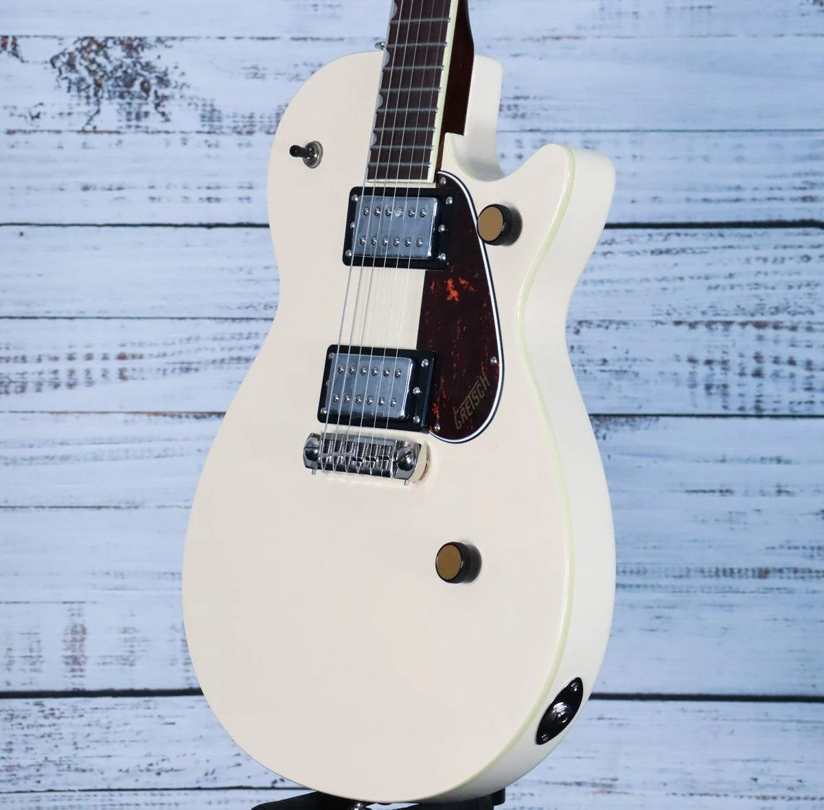 Gretsch Streamliner Jet Club Single Cut Electric Guitar w/Wraparound | Vintage White - Image 5