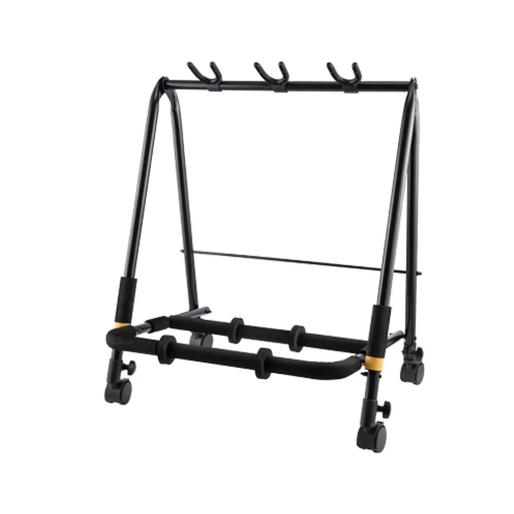 Hercules Multi-Guitar Display Rack w/Casters | Up to 6 Guitars