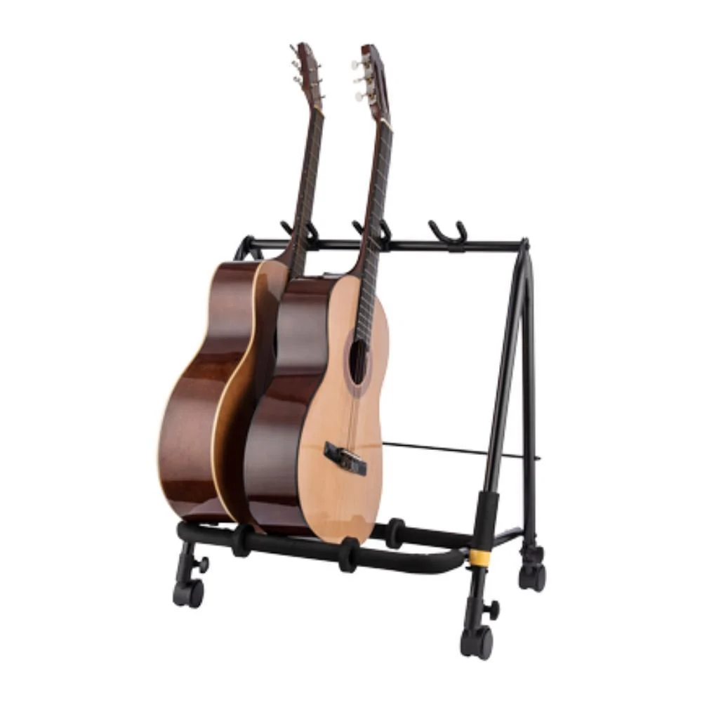 Hercules Multi-Guitar Display Rack w/Casters | Up to 6 Guitars - Image 3