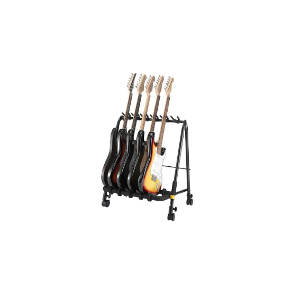 Hercules Multi-Guitar Display Rack w/Casters | Up to 6 Guitars - Image 7