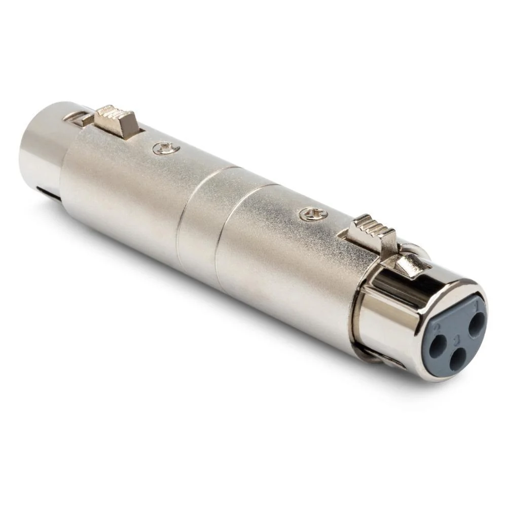 Hosa GXX 145 Audio Adapter | XLR Gender Changer | XLR 3-Pin Female to Same