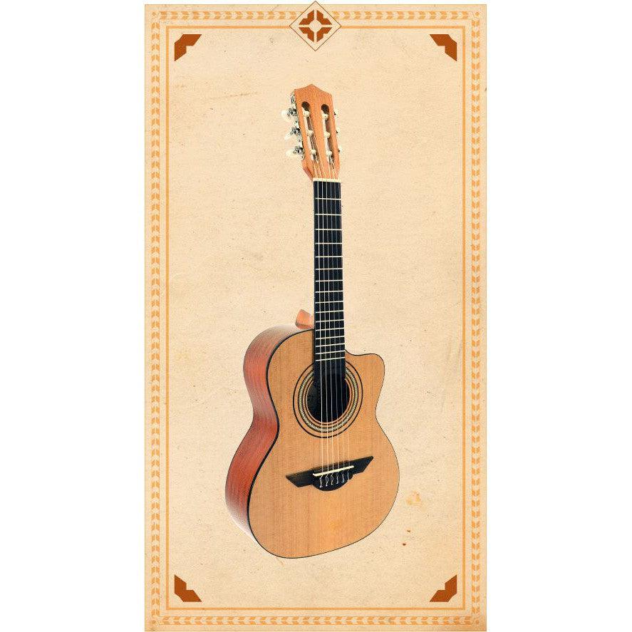 H. Jimenez LR1C Standard Series Acoustic Cutaway Requinto