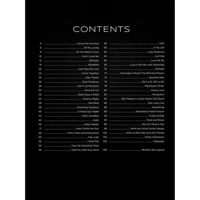 Hal Leonard First 50 Beatles Songs | Guitar - Image 3
