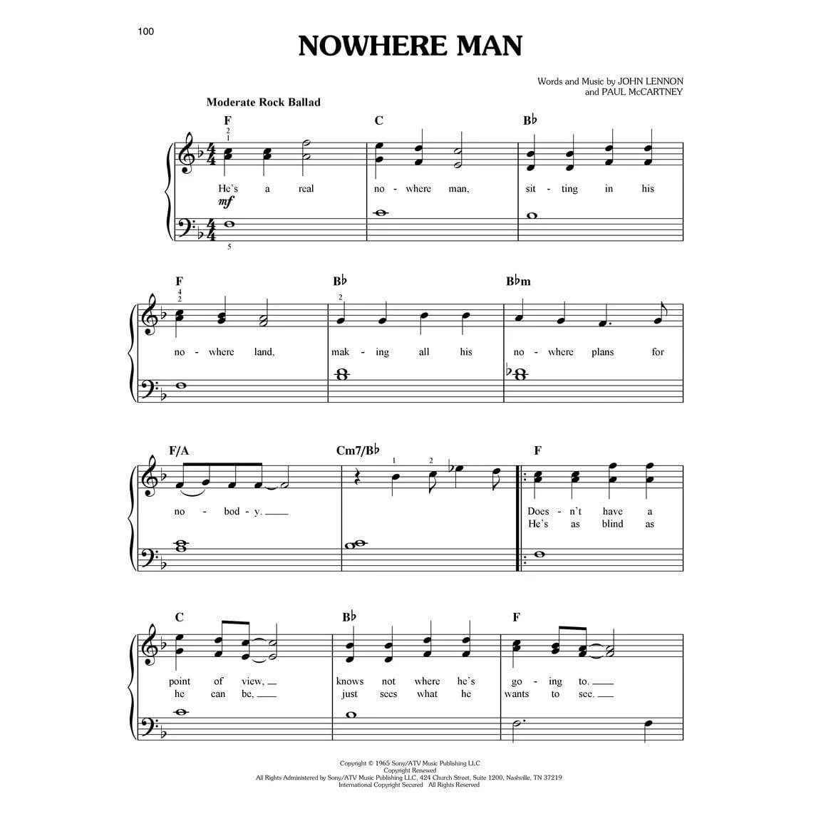 Hal Leonard First 50 Beatles Songs You Should Play on the Piano - Image 4