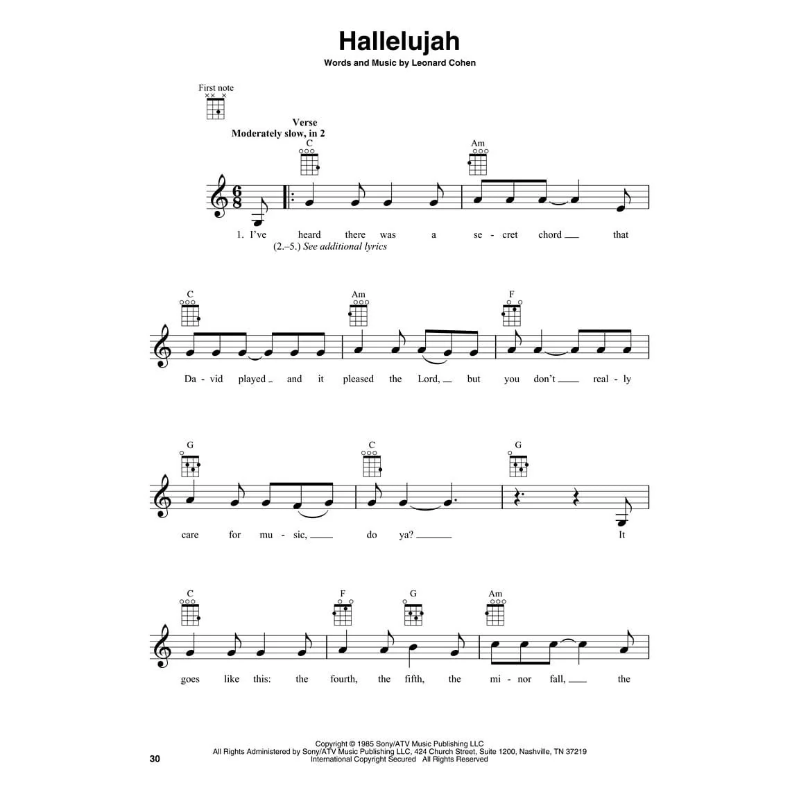 Hal Leonard First 50 Songs You Should Play on Ukulele - Image 3