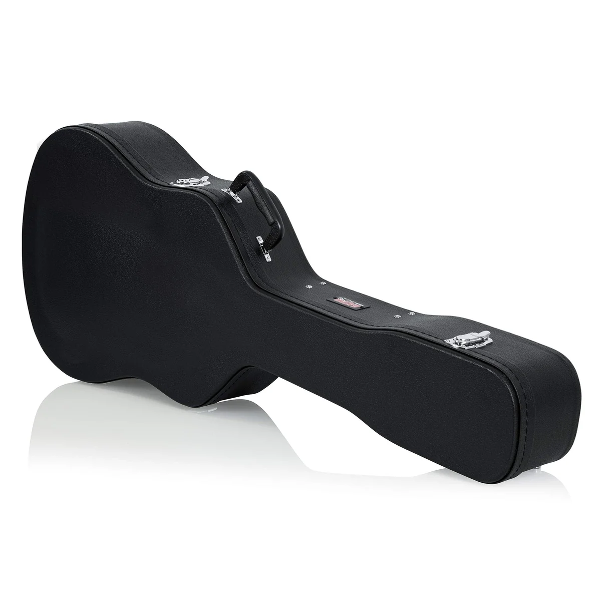 Gator Hard-Shell Wood Case for 12-String Dreadnought Guitar | Black