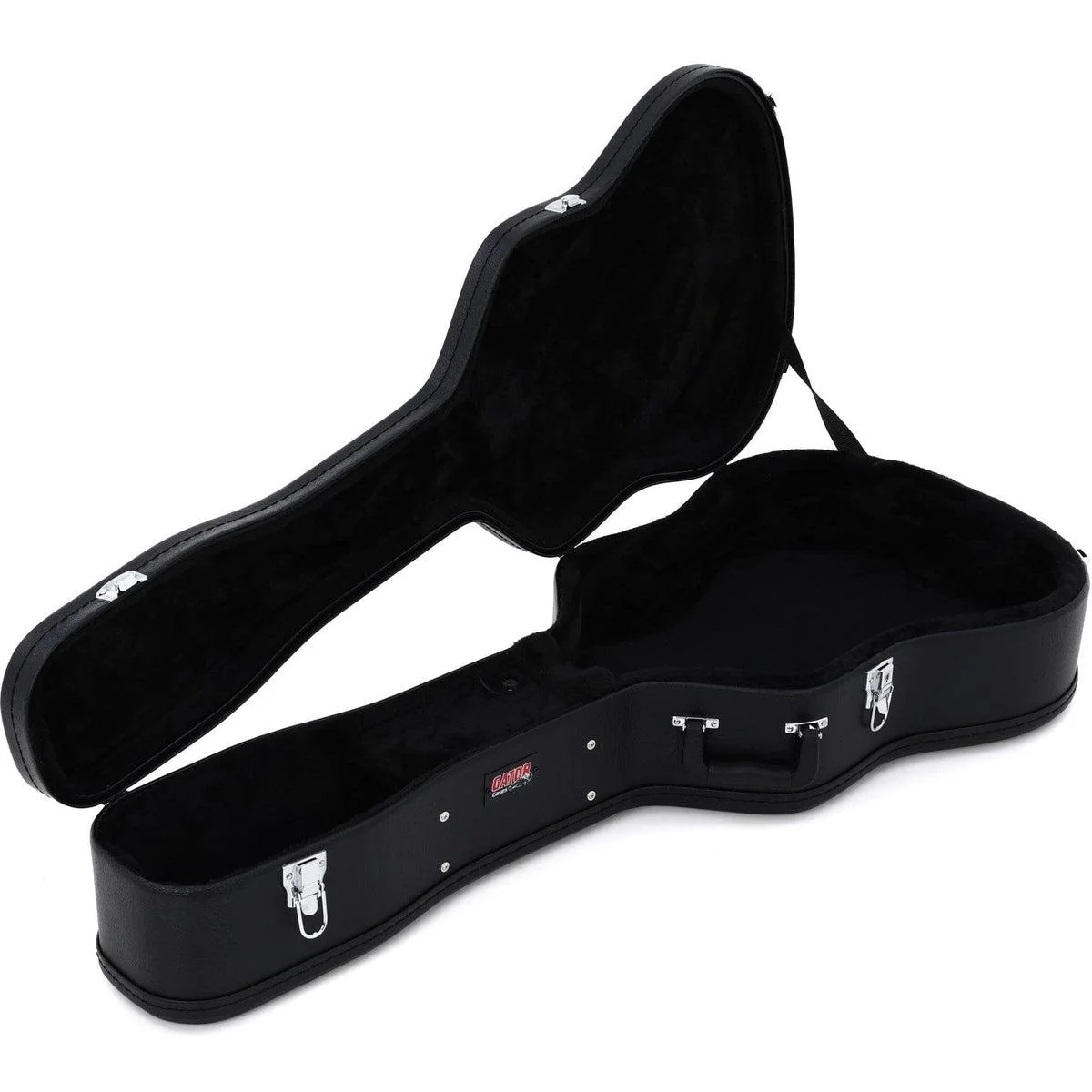 Gator Hard-Shell Wood Case for 12-String Dreadnought Guitar | Black - Image 2