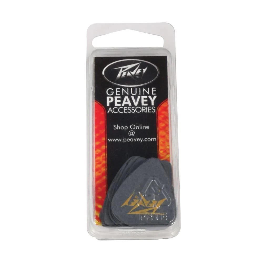 Peavey StarTex 351 Guitar Picks | Thin/Medium | Black (12-Pack)
