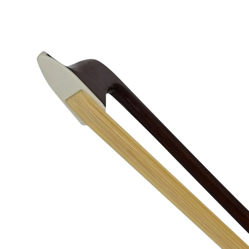 Anton Breton Student Cello Bow (Round) | 4/4 Full Size | Brazilwood w/Horsehair, Ebony Frog - Image 3