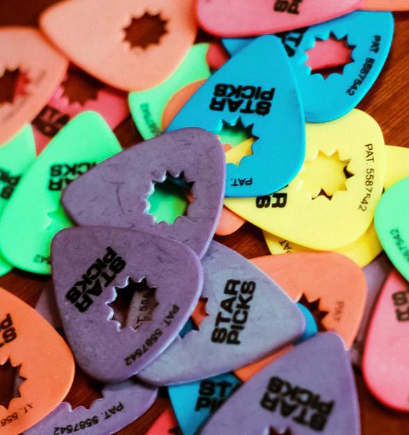 Cleartone Delrin Star Guitar Picks | 1.0mm | 12-Pack - Image 2