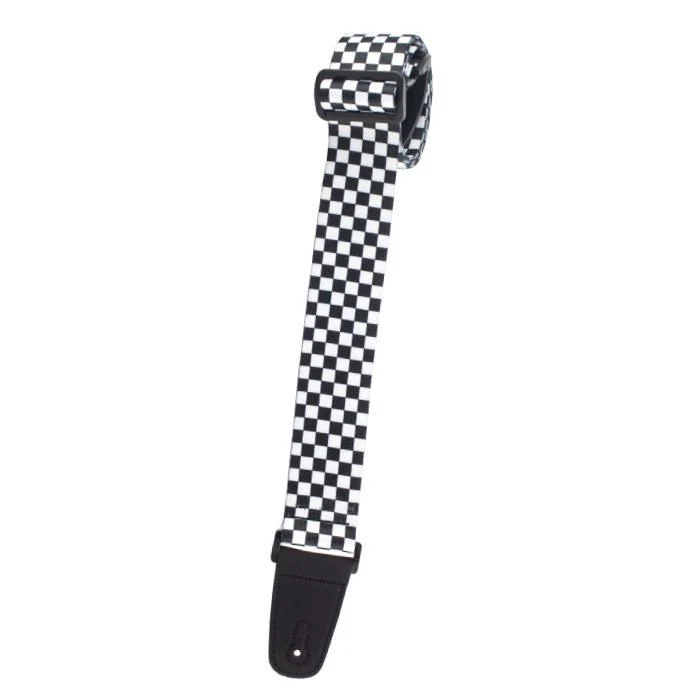 Henry Heller 2" Sublimation Design Strap | Black & White Checkerboard