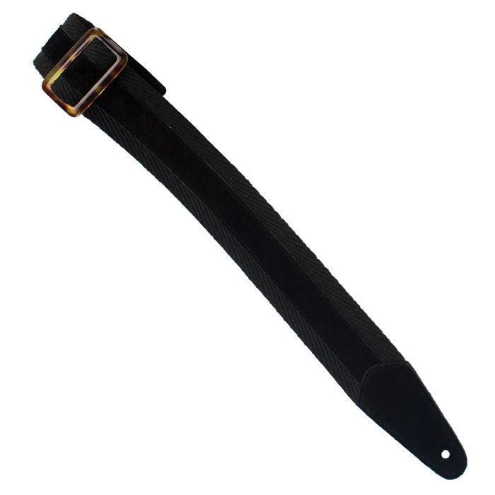 Henry Heller Original "Torto-O" Tri-Glide Guitar Strap | Black (2")